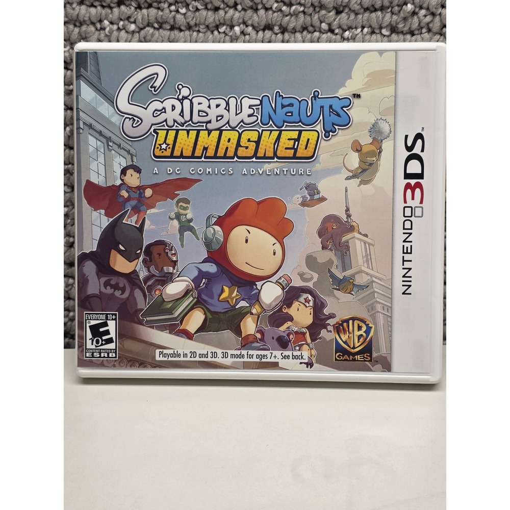 Scribblenauts Unmasked A DC Comics Adventure Nintendo 3DS WB Batman Superman